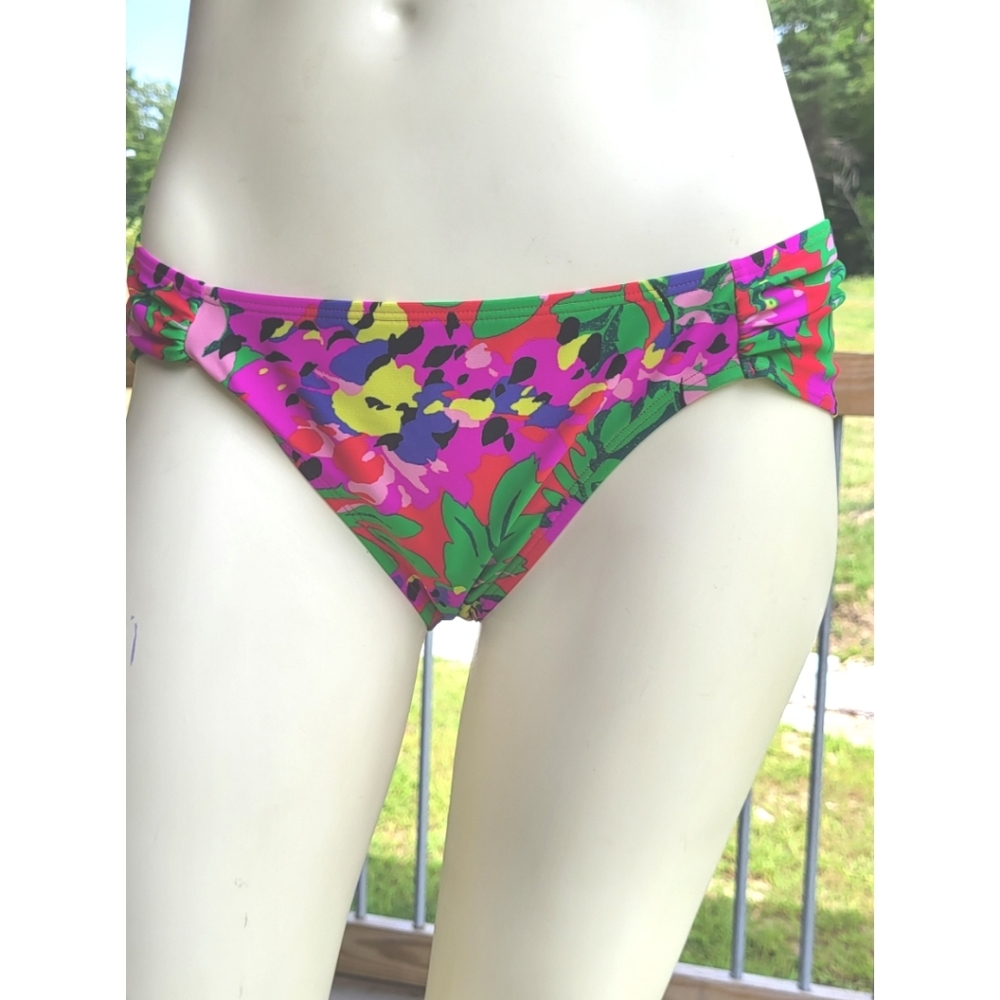 Aerie Bikini Bottom,  Floral, Tropical, L, NWT. ✔️